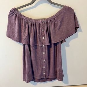 Soft & Sexy over the shoulder blouse